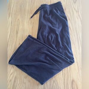 Aritzia HomeStretch Rib Kickback Pant Rich Mocha Brown Size XL